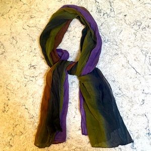 Multi-color, lightweight scarf
